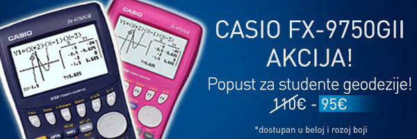 CASIO FX-9750GII AKCIJA